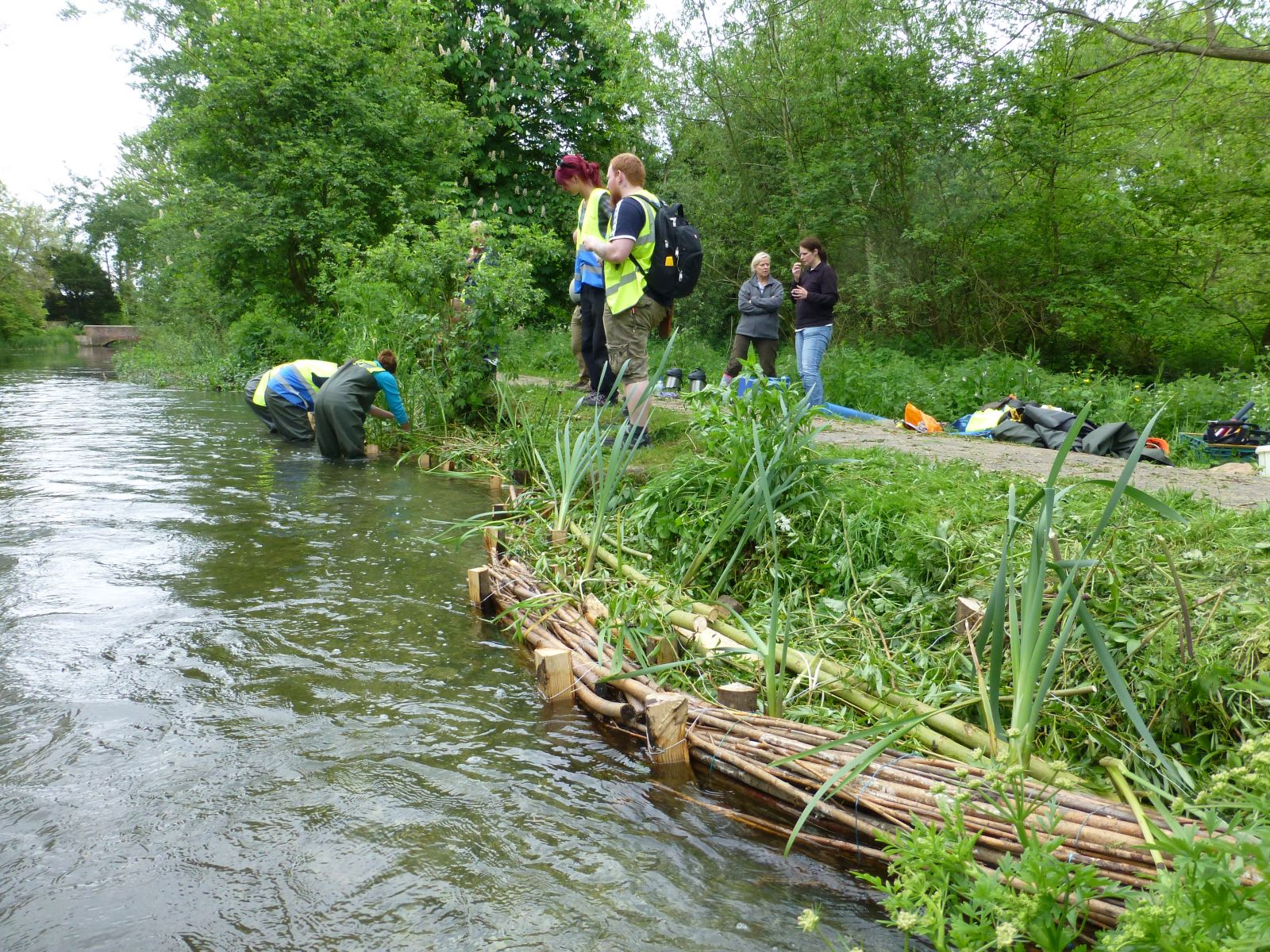 volunteers on the lambourn project
